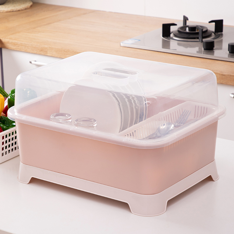 Multifunctional Kitchen Dish Washing Drain Rack Plastic Dish Drying Rack