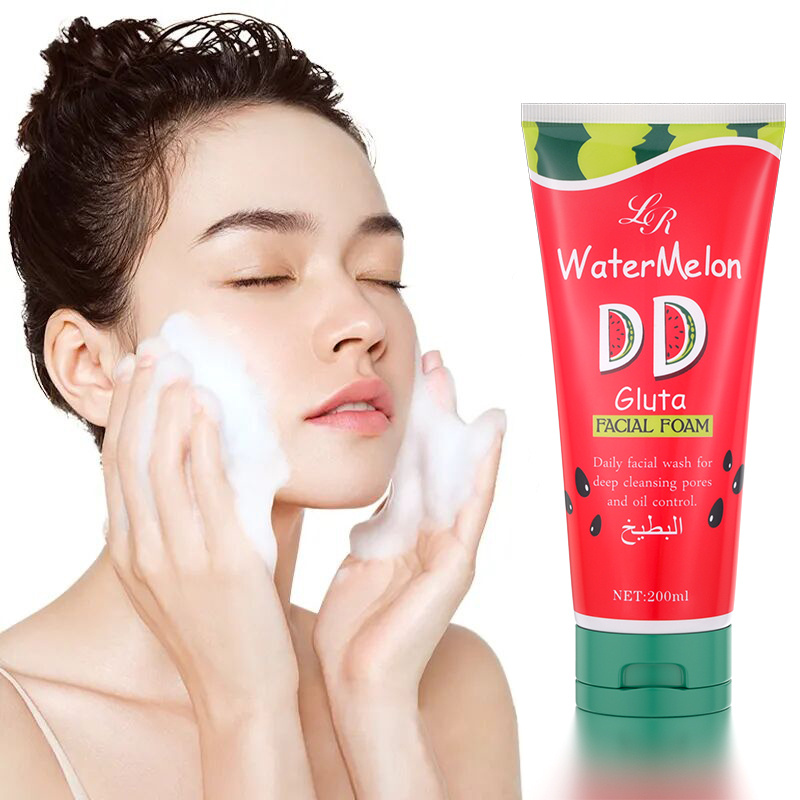 Gentle Makeup Removal Cleanser Watermelon Face Wash for Soft Nourished Skin