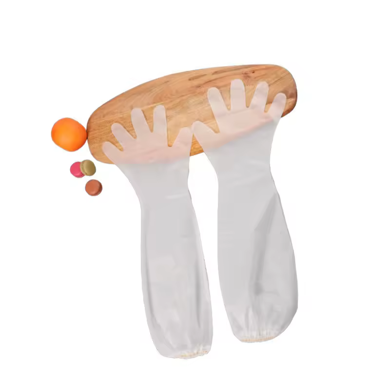 Women's Medium Thick Disposable Waterproof Household Gloves Pe Cpe Food Grade 10pcs/bag Durable For Kitchen Dishwashing Laundry