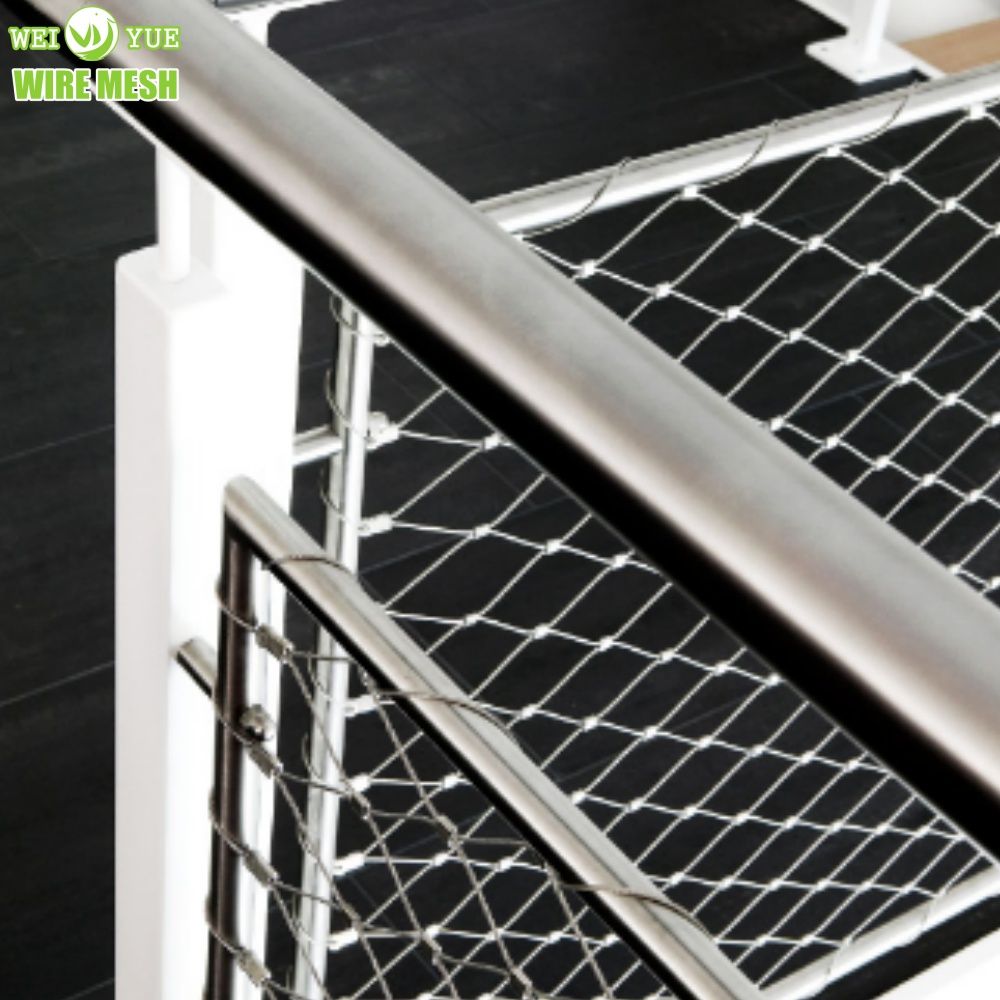 Factory Direct Sale Flexible Stainless Steel Rope Mesh Safety Netting