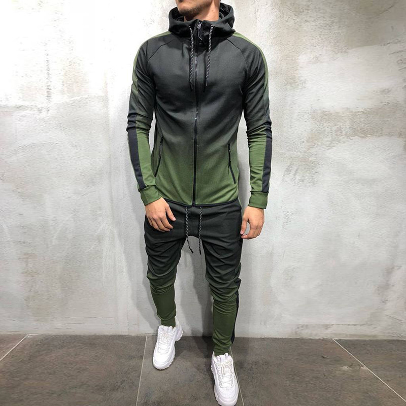 High Quality Mens Fitted Trendy Cotton Sports Jogger Tracksuits