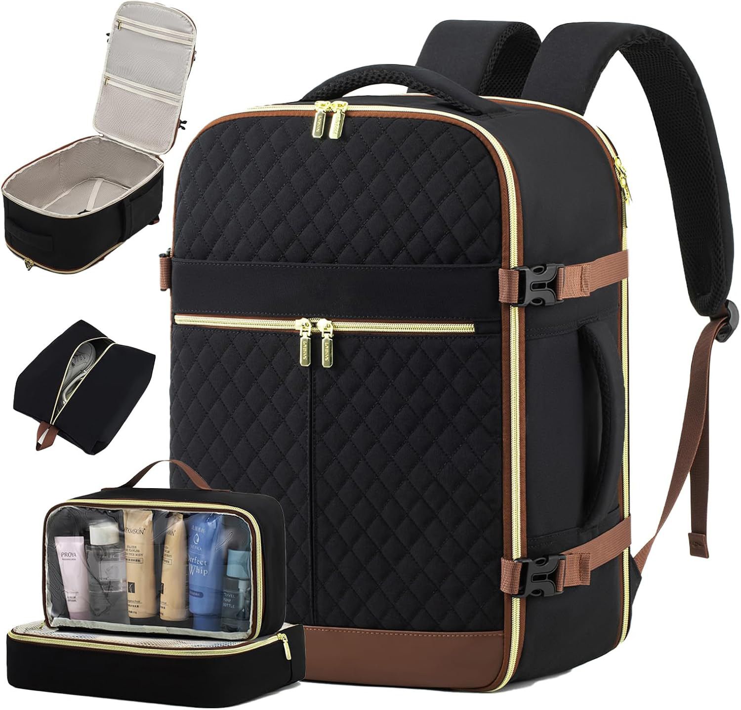 Ultimate Unisex 40L Travel Backpack with Packing Cubes