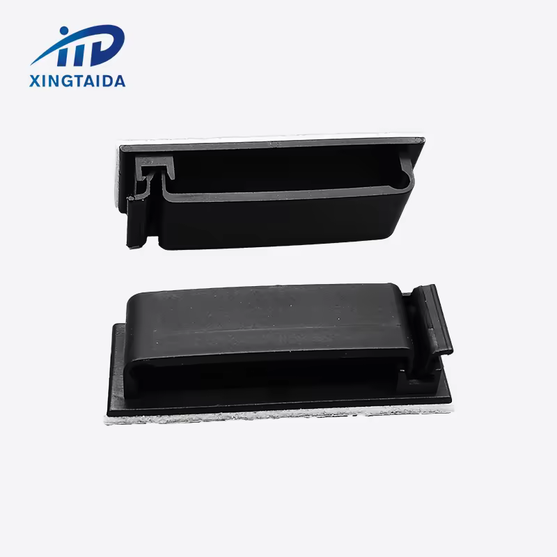 Wholesale Cable Clamp Clip Black Multipurpose Strong Self Adhesive Plastic Nylon Wire Cord Holder Management Organizer