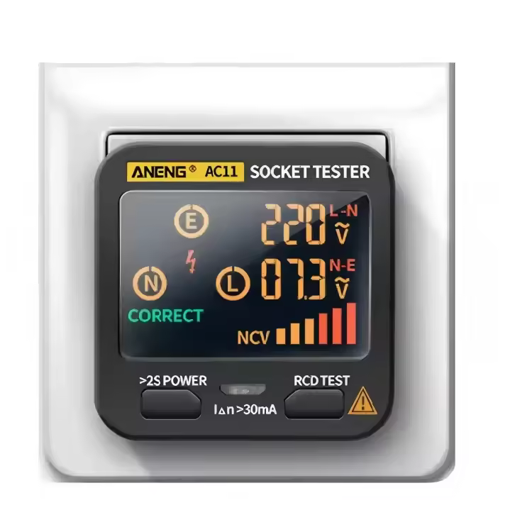 High Quality Test Leakage Switch Voltage Electrical Detector Socket Tester With Led Display