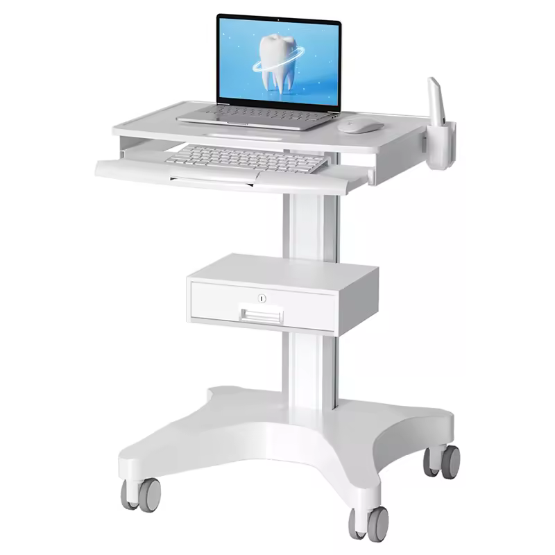 Likaymo Modern Hot-selling Mobile Integrated Laptop Dental Trolley Cart With A Drawer For Dentist Or Hospital Use