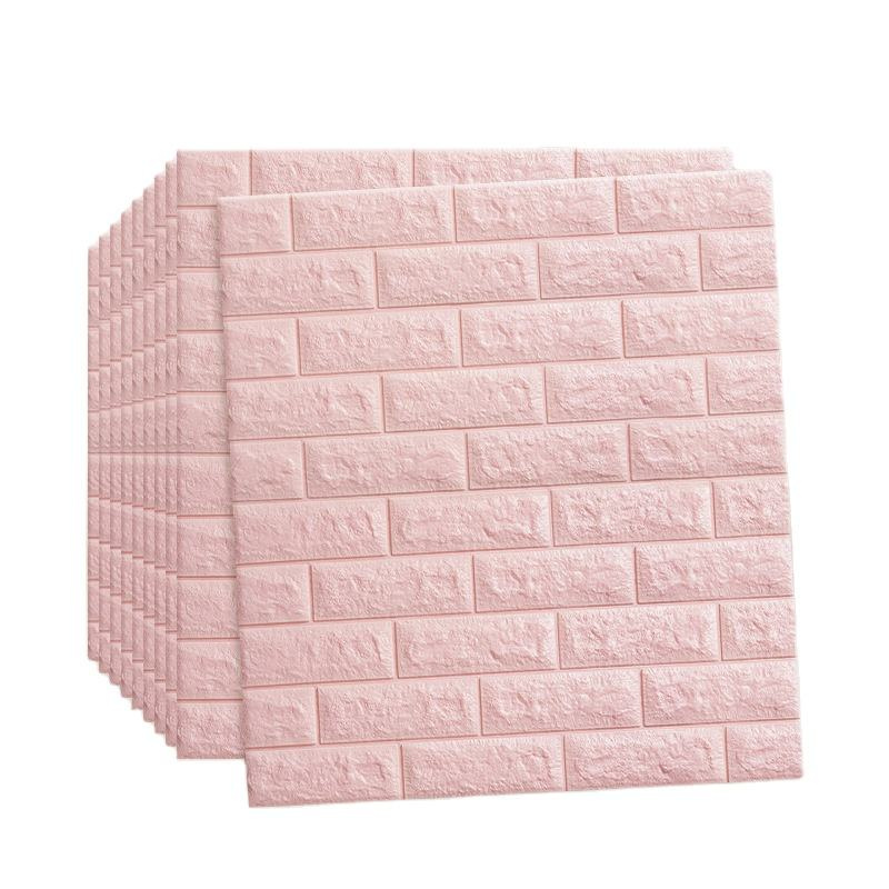 Wallpaper Self-Adhesive Foam Faux Brick Wallpaper Interior 3D XPE Foam Wall Decorative Panel