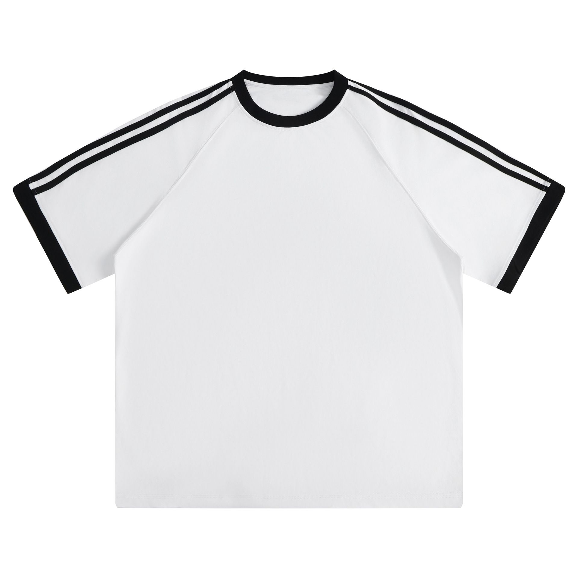 Unisex Color-Block Raglan Sleeve Short-Sleeve T-Shirt