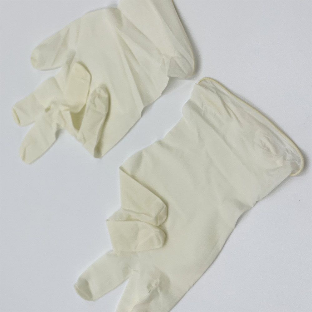 100PCS Premium Disposable Latex Gloves for Medical Exams