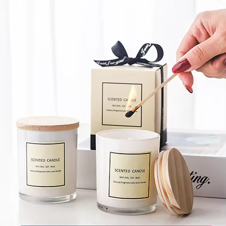 Oem Luxury Customizable Soy Wax Scented Candles For Home Decoration For Valentine's Day-wholesale