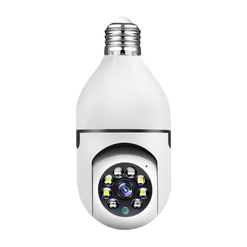 New Product 3mp Smart Dome Security Camera Care Cam St Light Bulb With Night Vision 360 Degree Indoor Wi-fi Connectivity