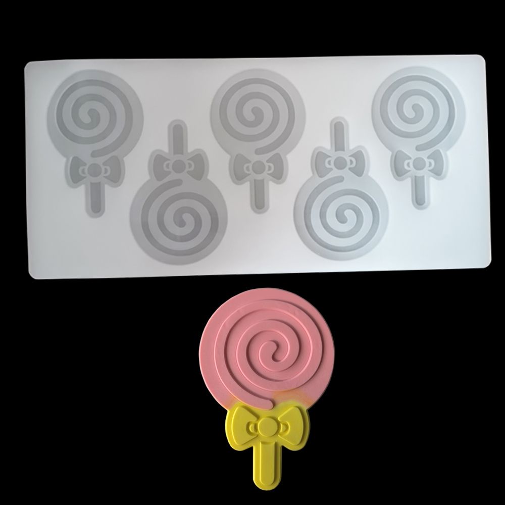 Factory Fondant Cake Topper Mold Sugar Cupcake Cookie Popsicle Candy Dessert Bakery Supplies Kitchen Utensils Tool Lollipop Silicone Chocolate Mould