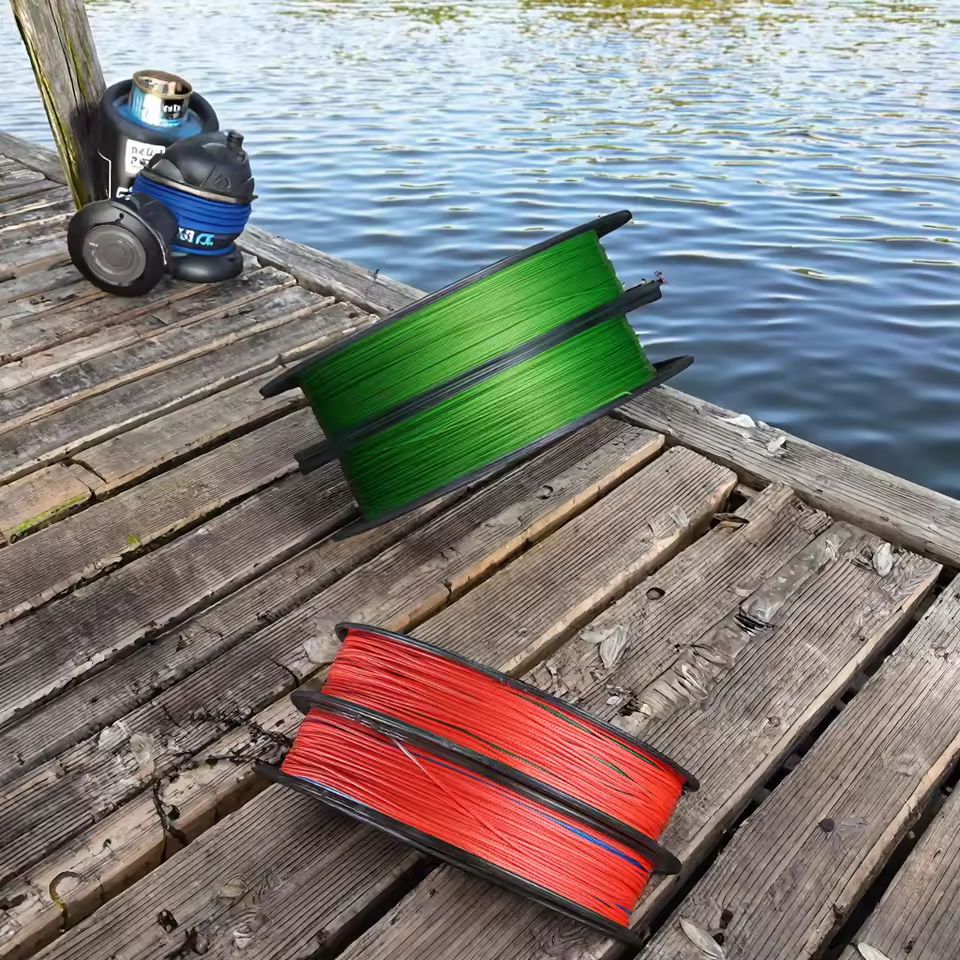 Liee 12 Pe100 Meter Anti-bite Multicolored Braided Wire Monofilament High Tenacity High Sensitivity Low Memory Floating Line