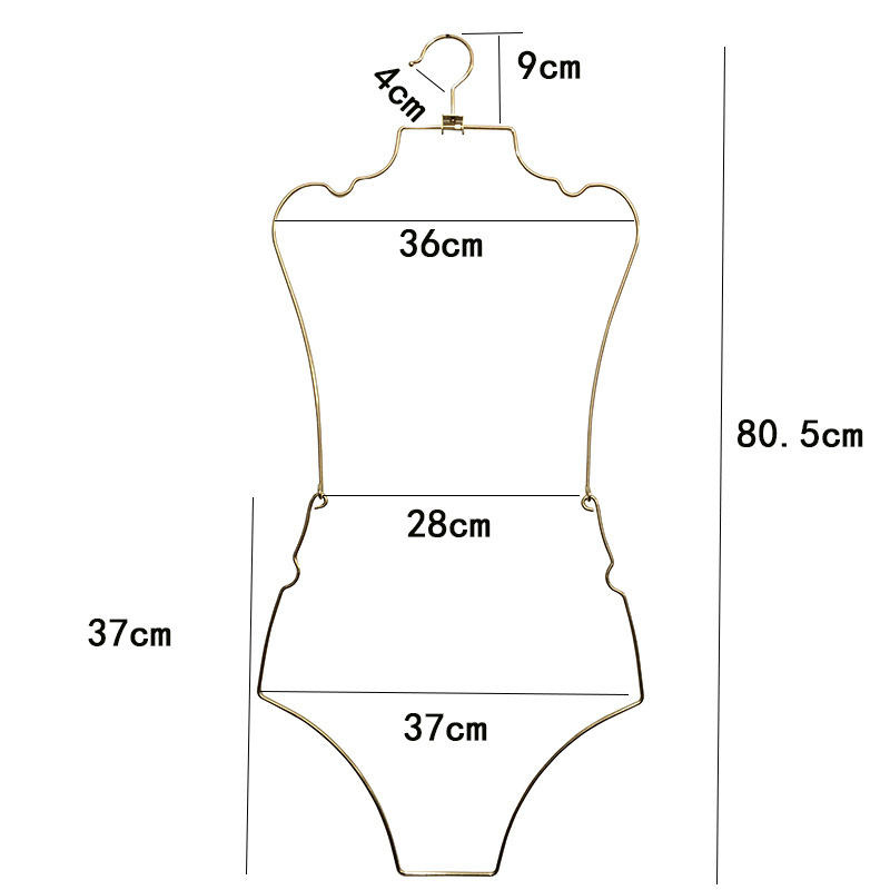 Factory Direct Sales Bikini Display Hanger Folding Swimsuit Hanger Clothing Store