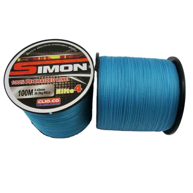 Wholesale High Quality Uhmwpe Multifilament Line Braided Large Stock 8 Strands 100 Meters Pe Braid Fishing Line