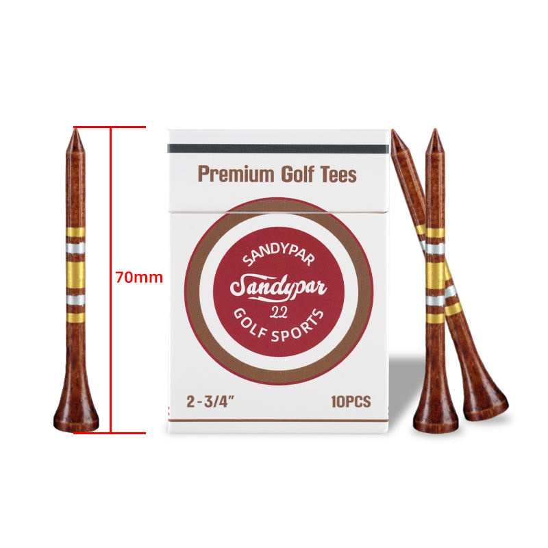 Hot Sales 70 mm Golf Tees in Stock Cigarette Box Packaging
