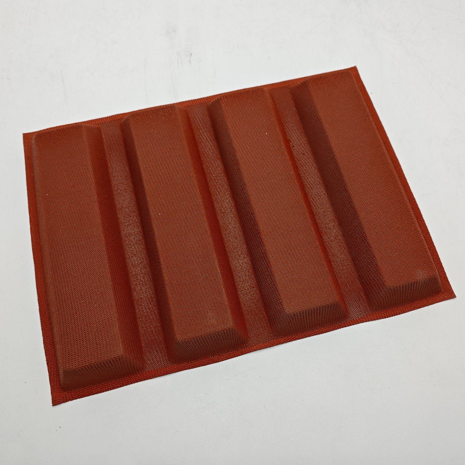 Food Grade Big Rectangle Hot Dog Flexible Silicone Baking Mold