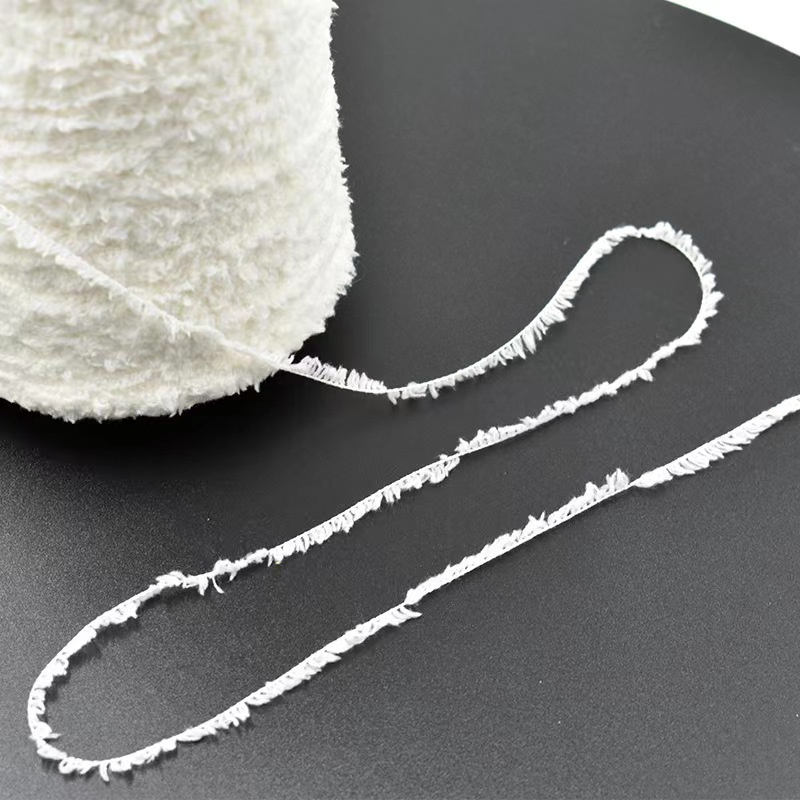100% Polyester Feather Yarn Fur Yarn for Pajama Fabric