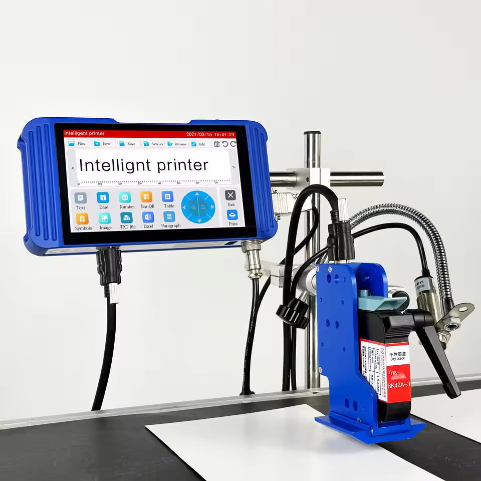 Thermal Online Date Code Printer Machine With Belt Tij Inkjet Batch Code Printer Wholesale