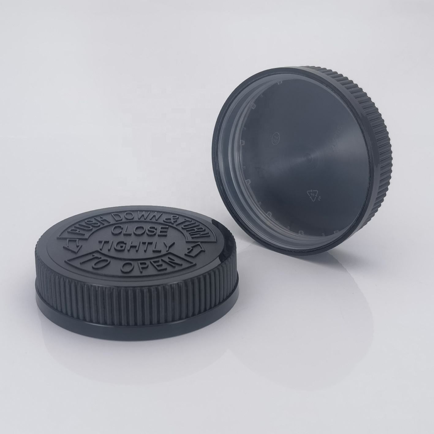 New Design 68mm Child Resistant Cap Medicine Bottle Lid Child Proof Cap