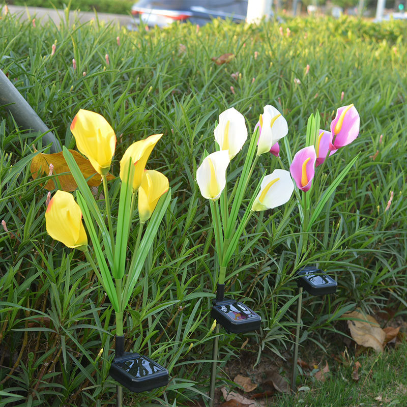 Solar Flower Outdoor Waterproof LED Festival Decorative Lights