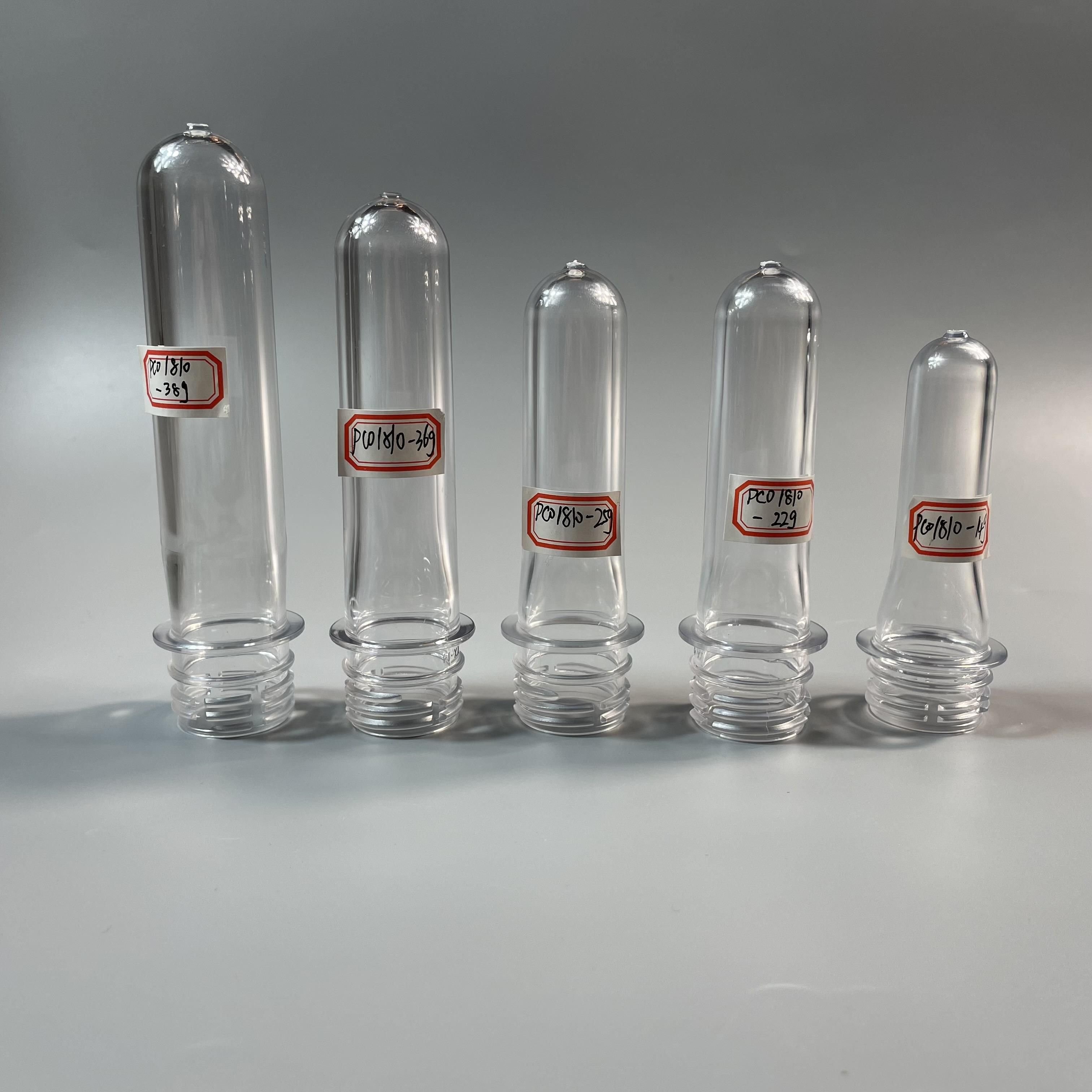 Pet Preform Suppliers 28mm Pco 1810 Neck Clear Plastic Transparent Water Bottle Pet Preforms