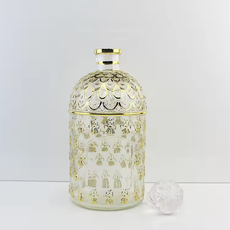 New Design Crystal Glass Ball Cactus Vase Flower Vase Bee Honey Manufacturer Wholesale Oem Odm