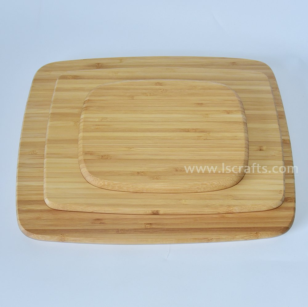 Eco-Friendly Bamboo Cutting Board Set for Kitchen Use