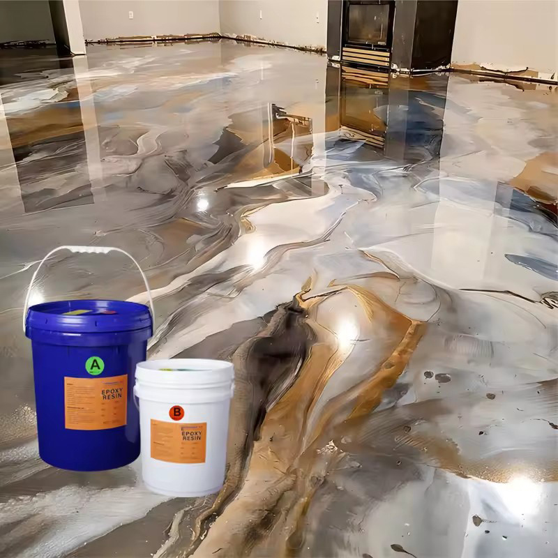 Liquid Transparent Clear Crystal Non Toxic Countertop Price of Epoxy Resin Crystal Clear for River Table