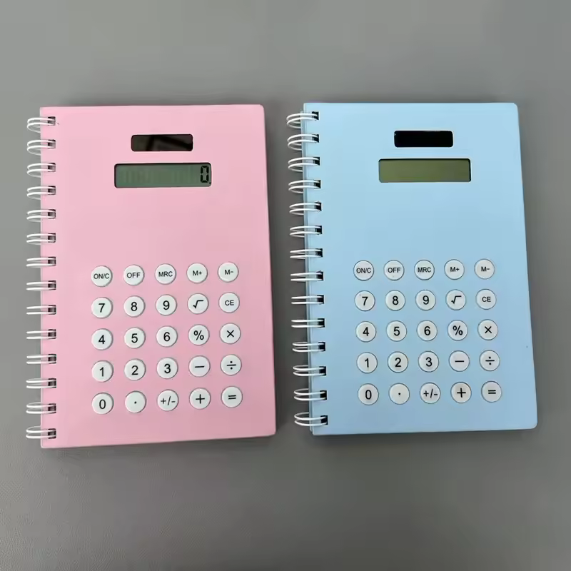 New Notebook With Calculate Notepad Promotional Gift Custom Logo Private Label Diary Design New Technology Calculator