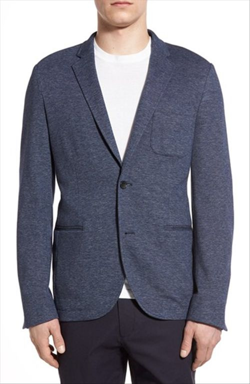 OEM Wholesale Latest Design Trim Fit Cotton Blazer for Men