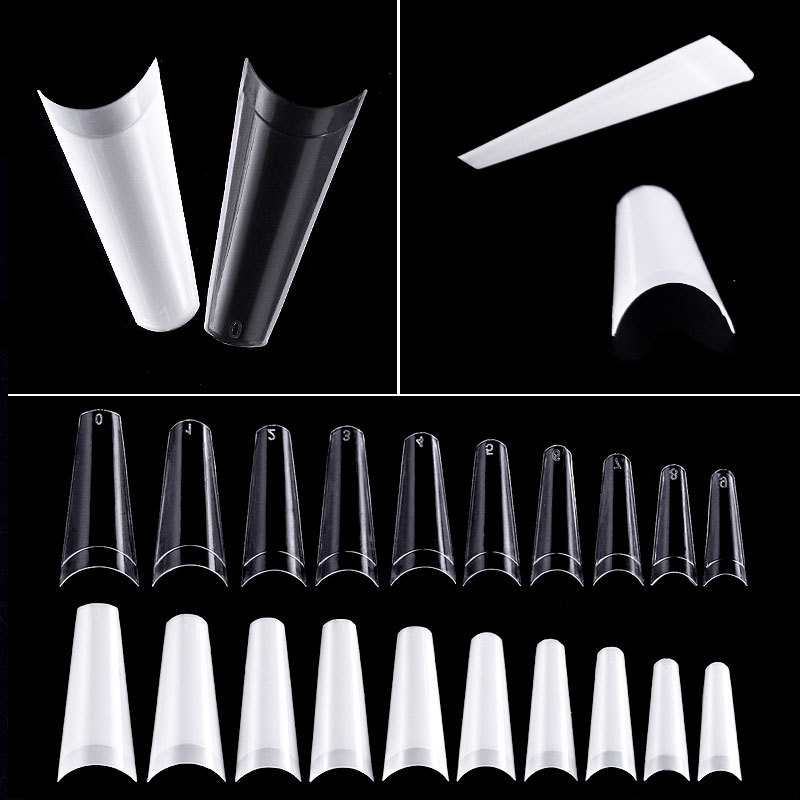 Wholesale 500PCS/Bag European and American French Flat Head Nails Cowboy Nail Tips