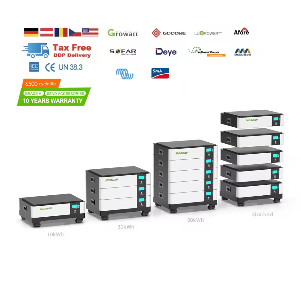 51.2v 200ah 10kwh Solar Battery Eu Stock Ready To Ship Lithium Ion Lifepo4 Solar Home Energy Storage Ess System Battery Pack