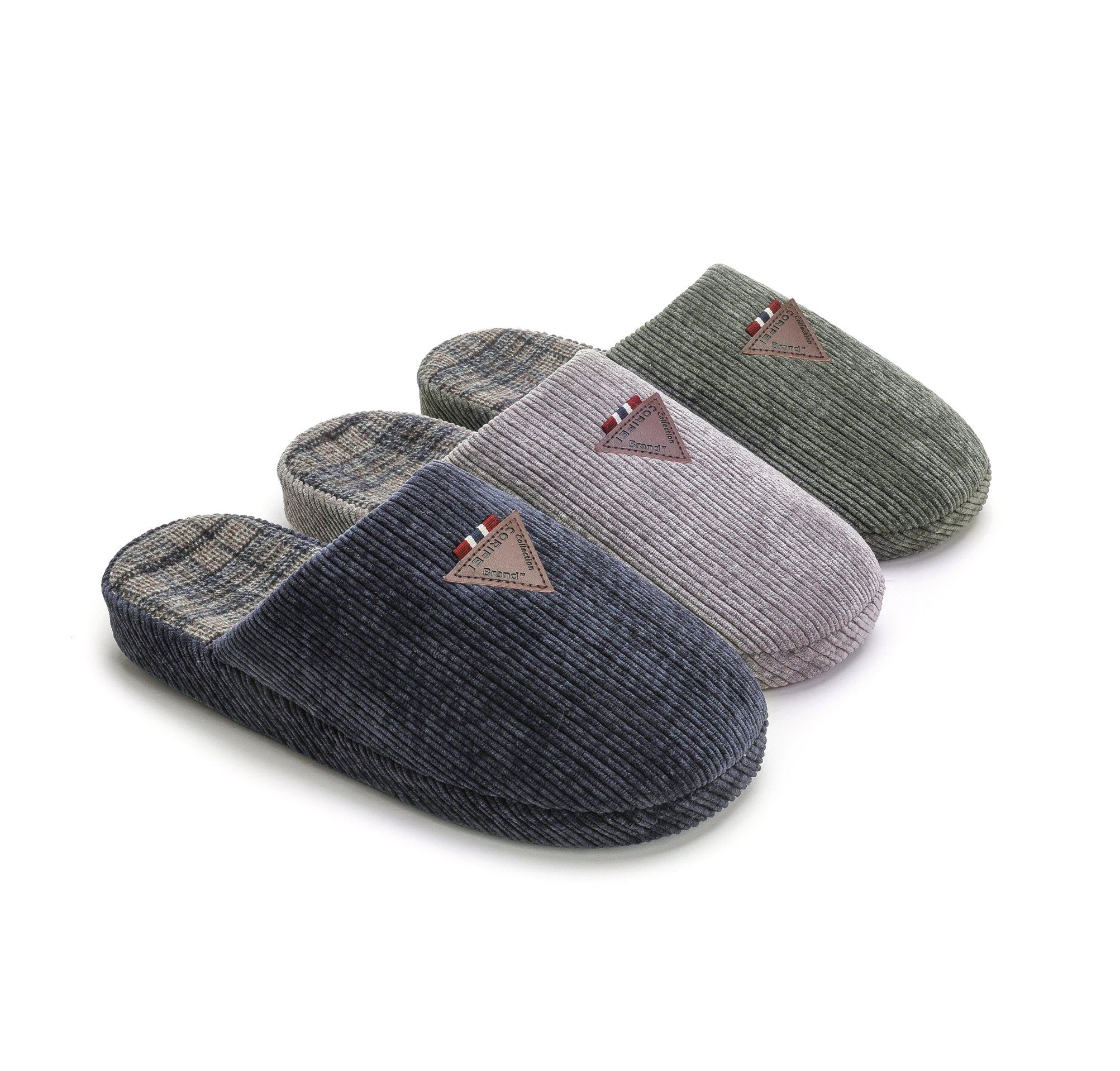 Corifei Ready Goods Men House Slippers Indoor Outdoor for Winter