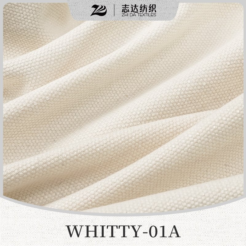 Ready Stock Classic Cotton&Linen Style Designer Project Selective Fabric Whitty-01A