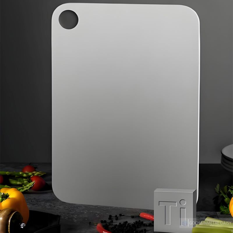 Pure Titanium Cutting Board, 2025 New Multifunctional Titanium Chopping Board