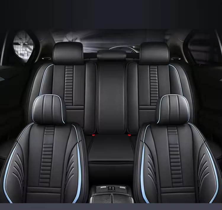 Ready In Stock Artificial Faux Leather Car Seat Cover Combo 11pcs Universal Fit For Five Seaters Like Sedan Suv Van