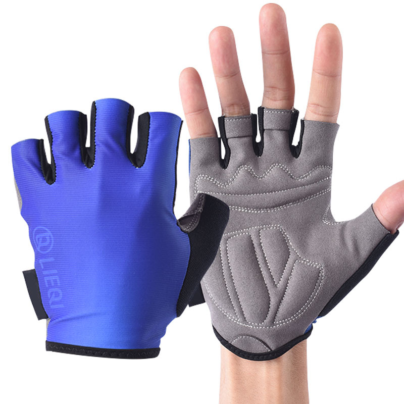 Good Price Low MOQ Unisex Anti UV Half Mountain Bike Gloves Road Bike Riding Gloves