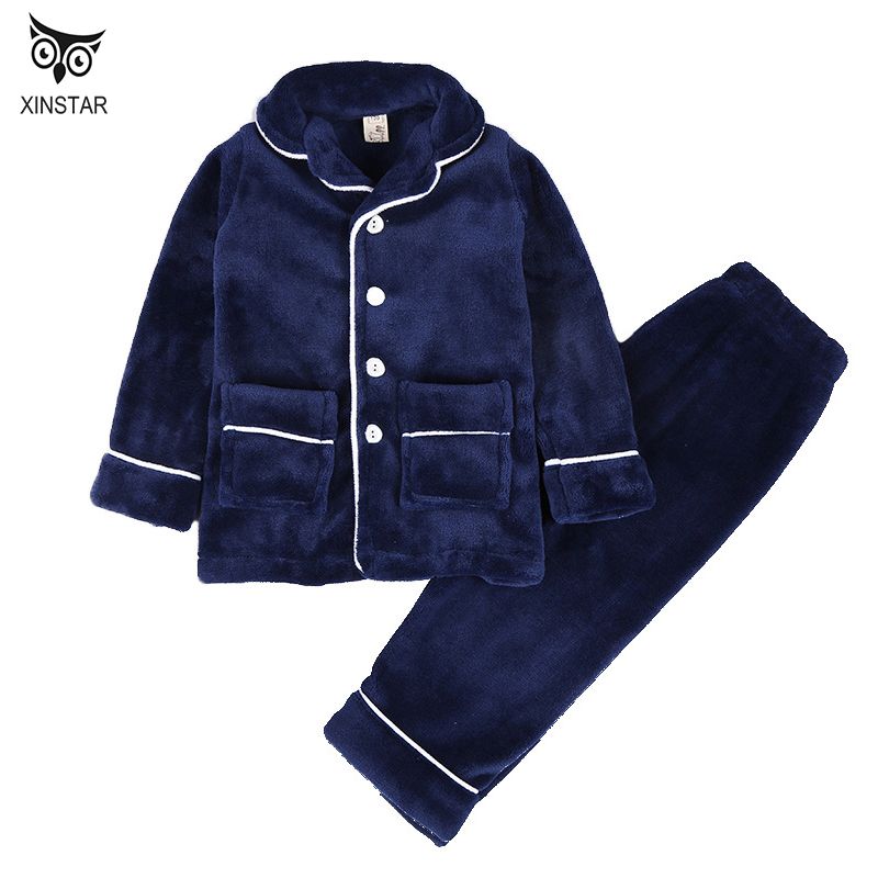Kids Long Sleeve Girls Boys Pjs Sleepwear