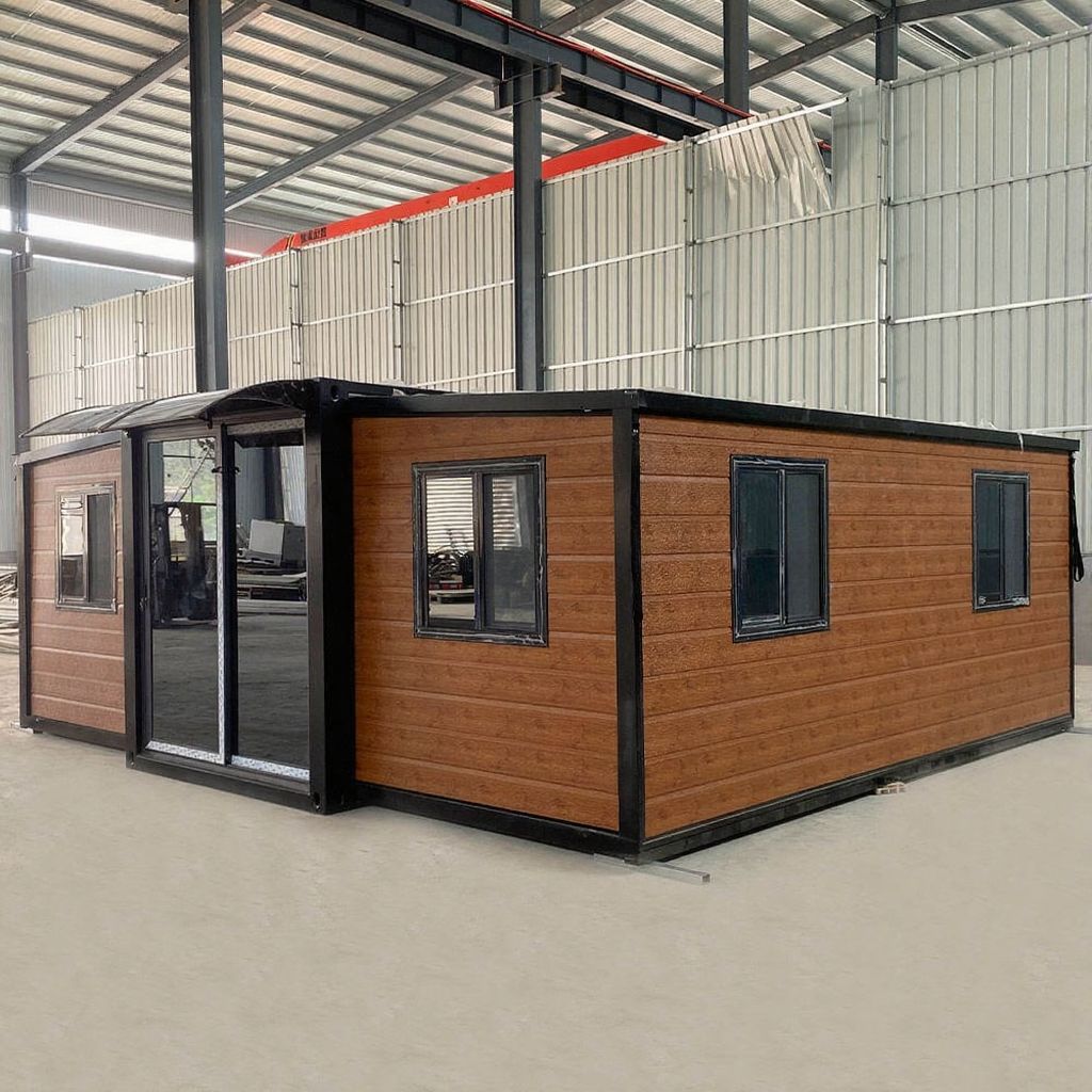 Ready to Ship Prefab 20FT 40FT Foldable Movable Home with Kitchen Prefabricated Light Steel Container Expandable Container House