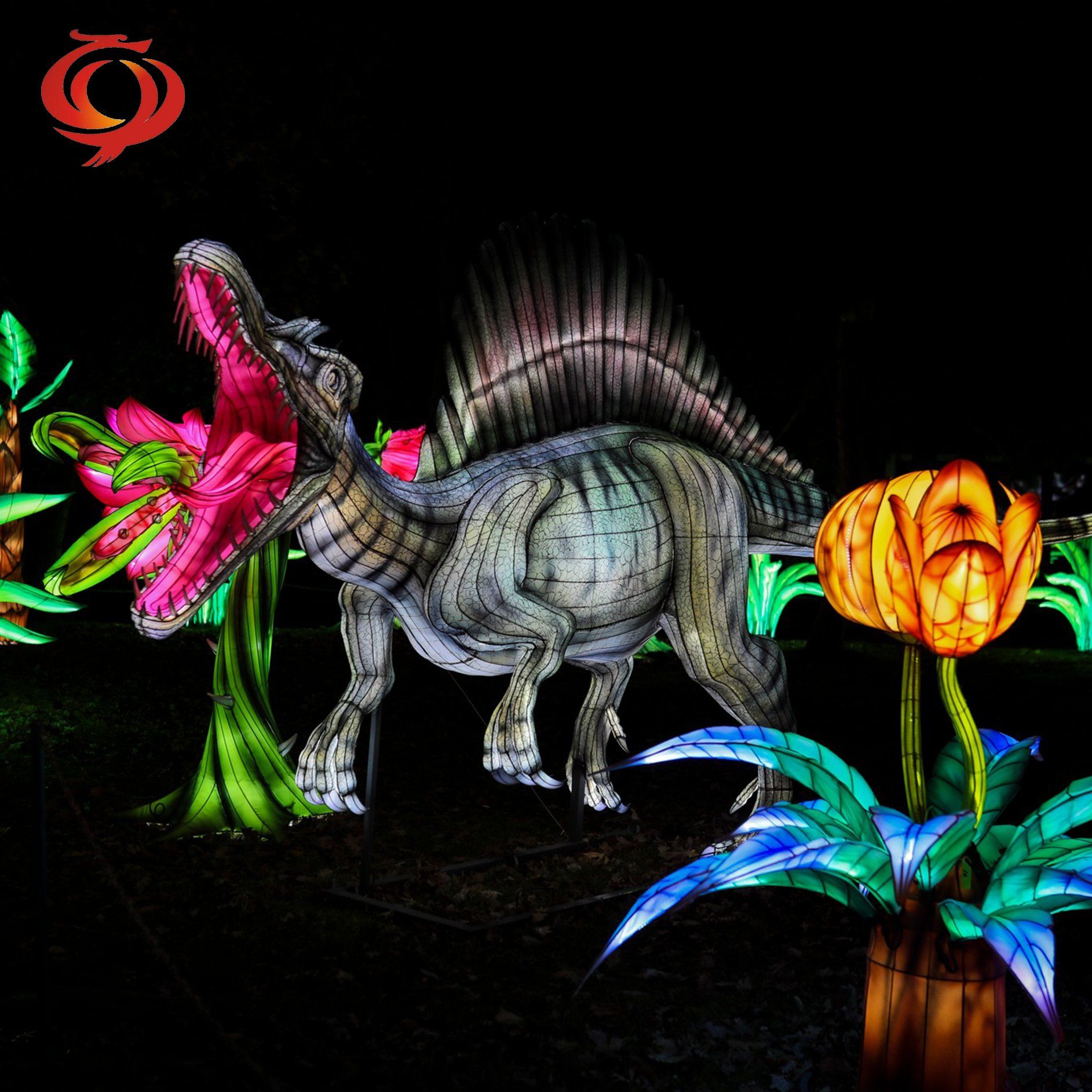 Yyl-Zm Festival Lantern with LED Lighting for Celebrations Dinosaur Theme Lantern
