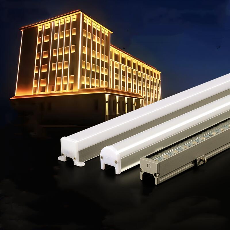 High Quality Outdoor Building Decoration DMX512 24V 12W LED Facade Linear Lighting