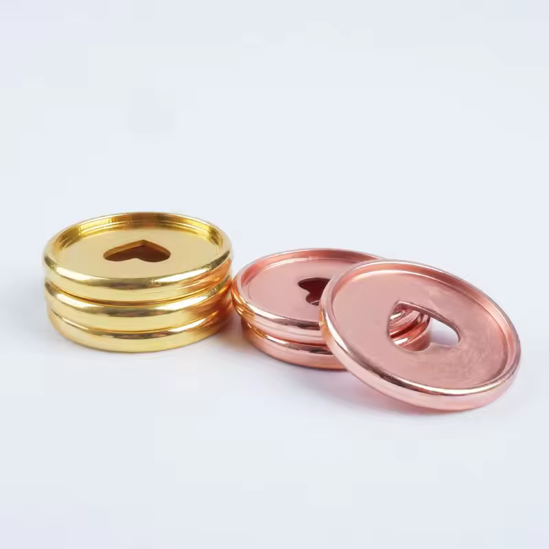 Silver/gold/rose Gold/white Plastic Heart Book Binding Discs Binder Rings 35mm For Diy Loose Leaf Notebooks Planners