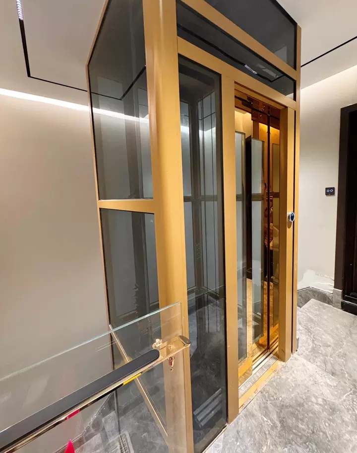 Wholesale Price 0.4m/S 450kg Home Elevator Kit Residential Personal Passenger Lift