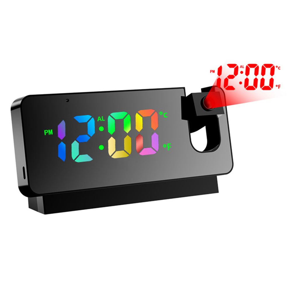 Projection Alarm Clock WiFi Camera for Bedroom Living Room HD 1080P Home Security Wireless Camera