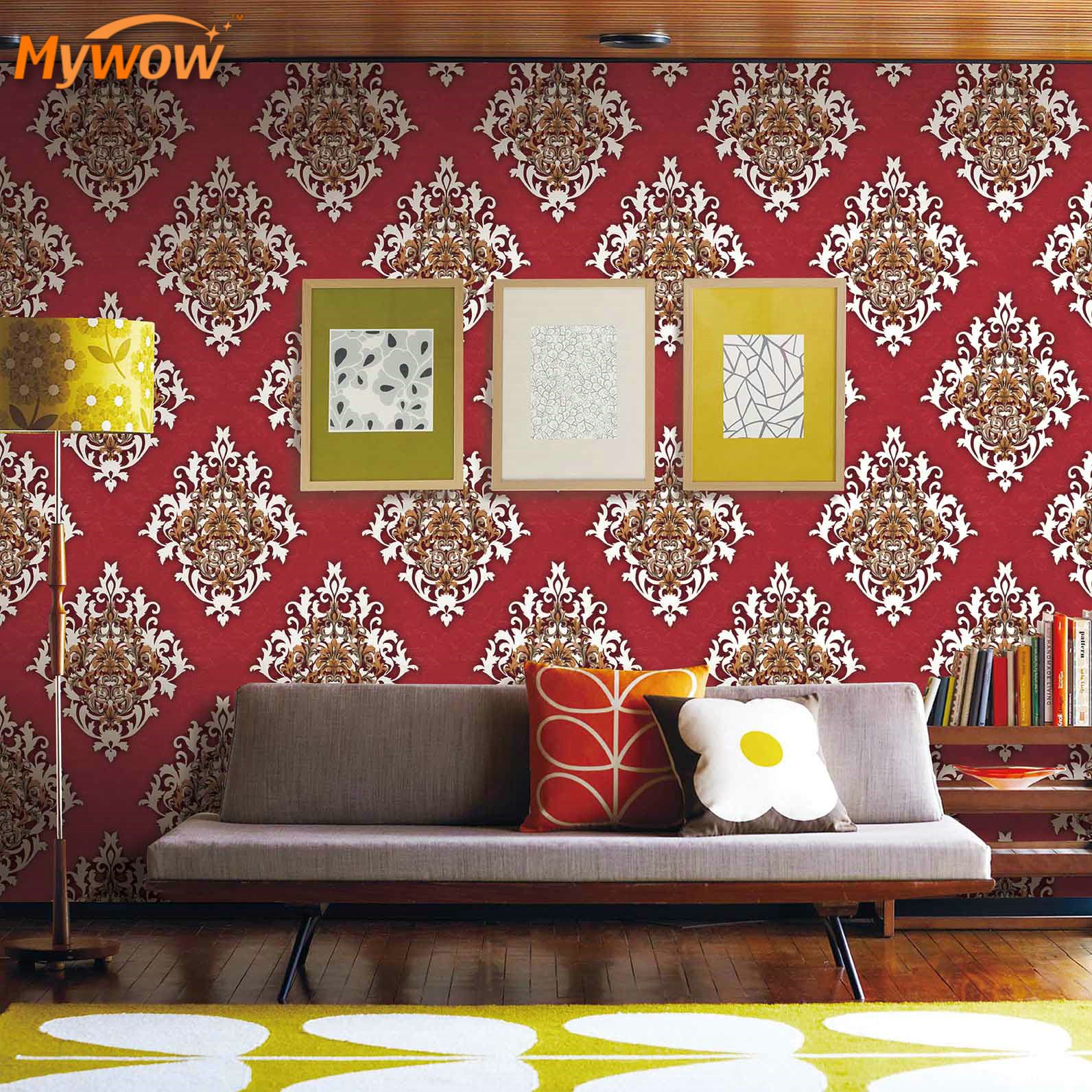 Ready to Ship! Guangzhou Wholesale Home Decoration Wallpaper