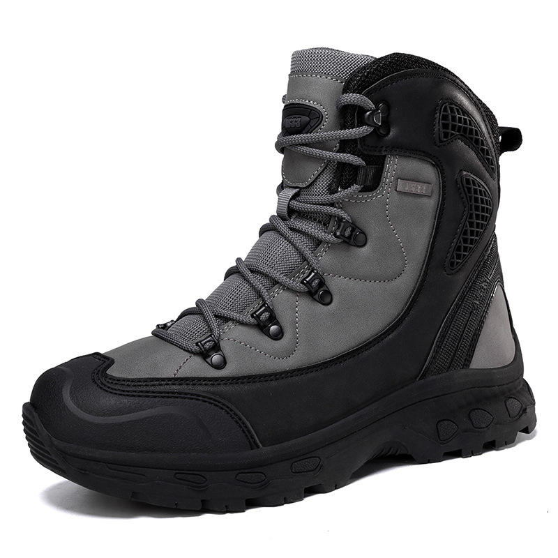 Men's Hiking Shoes, Work Shoes, Tactical Boots, Windproof and Warm