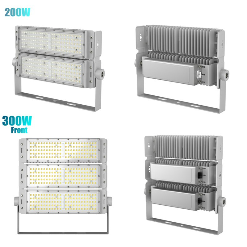 7 Years Warranty Tunnel Light 300W 400W 110V 230V LED out Door Floodlight Reflector Guangdong Manufacturer Photocell Sensor Outdoor Security Lighting cETL SAA