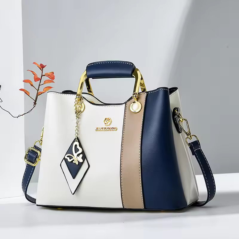 2024 New Middle Aged Women's Bag Versatile Casual Underarm Bag Single Shoulder Handheld Crossbody Bag