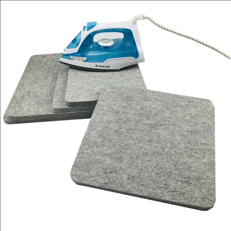 Wool Pressing Pad - 24in X 18in Quilting Ironing Pad - 100% New Zealand Felted Wool Iron Board for Quilters