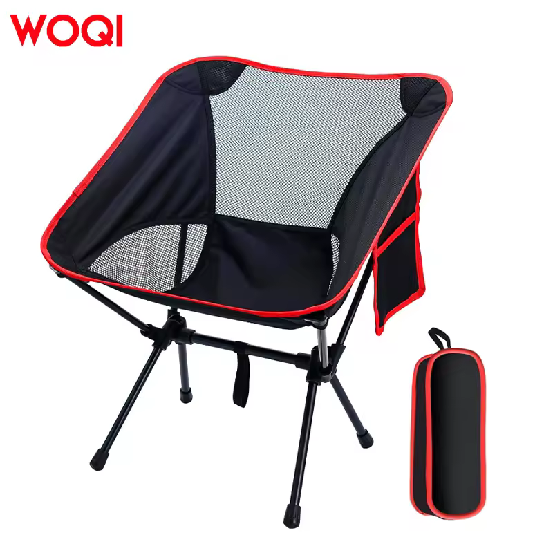 Woqi Foldable Moon Chair Outdoor Furniture For Garden Park Camping Hiking Fishing Picnic Beach Durable Oxford Folding Seat